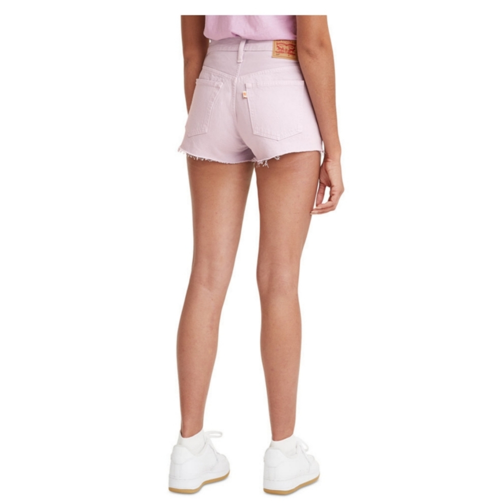 Levi's High Waist Pink and Purple Shorts